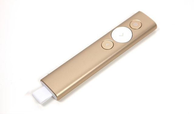 LOGITECH SPOTLIGHT WIRELESS PRESENTER GOLD - Singapore Projector