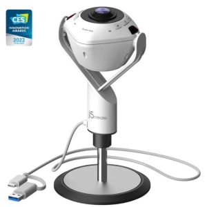 J5Create 360° AI-Powered Webcam with Speakerphone