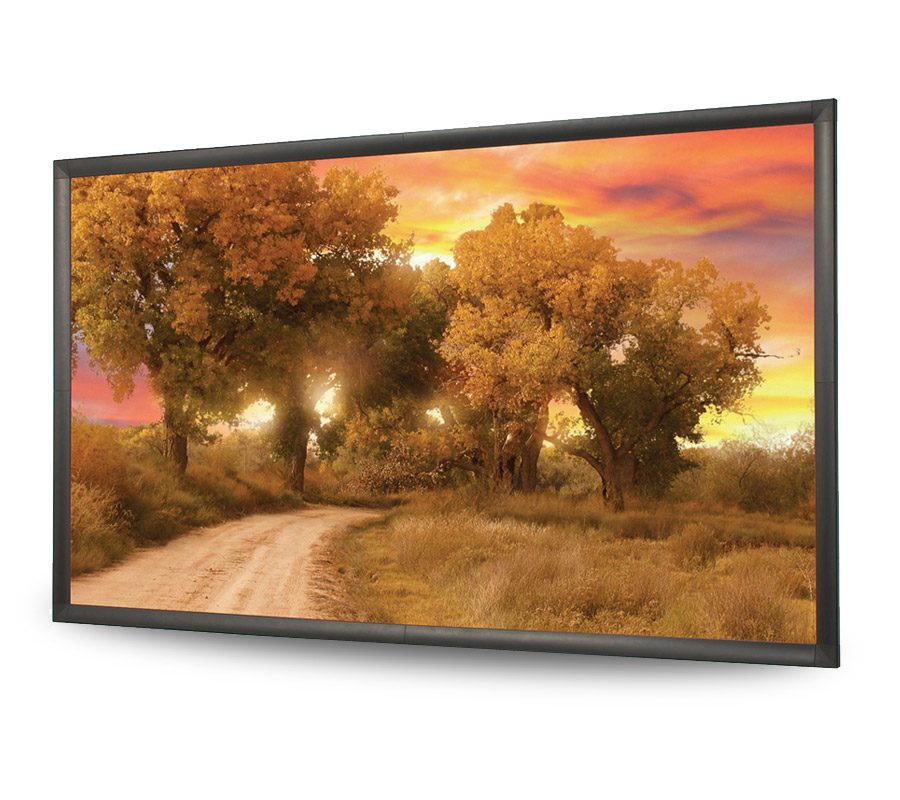 AV LOGIC Fixed Frame screen 92″ HDTV format - Singapore Projector