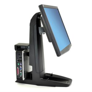Ergotron Neo-Flex® All-In-One Lift Stand, Secure Clamp Monitor & CPU Mount | P/N: 33-338-085
