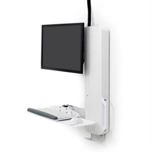 Ergotron StyleView® Sit-Stand Vertical Lift, High Traffic Area 61-081-062(white) 61-081-085(black)