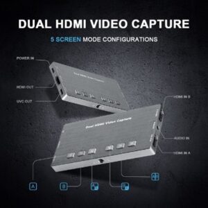 JOYUSING JC2H Portable 2 input HDMI Streaming Studio