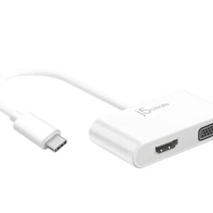 J5Create USB-C™ to VGA & HDMI™ Adapter