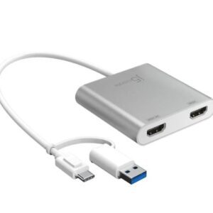 J5Create USB-C® to Dual HDMI™ Multi-Monitor Adapter