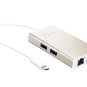 J5Create USB-C™ Multi-Adapter - HDMI™/Ethernet/USB™ 3.1 HUB/PD 3.0