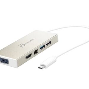 J5Create USB-C™ Multiport Adapter with Power Delivery