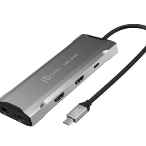 J5Create 4K60 Elite USB-C® Triple-Monitor 10Gbps Mini Dock