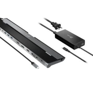 J5Create USB-C™ Triple Display Docking Station with 100W PD Adapter
