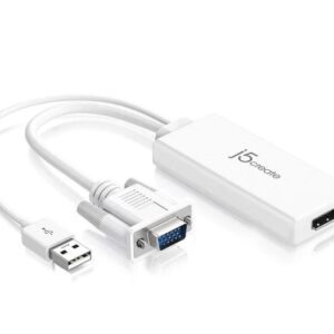 J5Create VGA to HDMI™ Video Audio Adapter