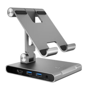 J5Create Multi-Angle Stand with Docking Station for iPad Pro® - Image 1