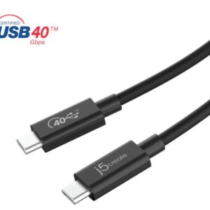J5Create Full-Featured USB-C® Cable (USB4® Gen 3)