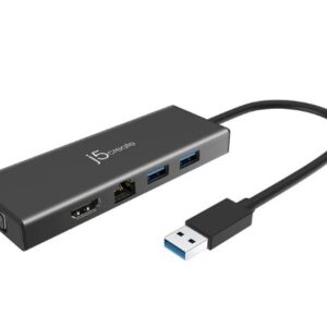 J5Create USB™ 3.0 Mini Dock HDMI™ & VGA Dual Display / Gigabit Ethernet / USB™ HUB