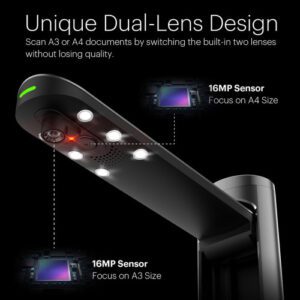 VIISAN K36 – USB Document Camera Book Scanner - Image 3