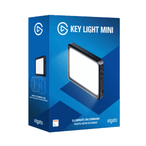 Elgato Stream Key Light Mini - Portable LED Panel for Streaming, Video-Conferencing, Gaming