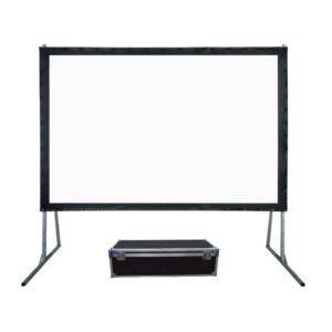 AV LOGIC LARGE PORTABLE FAST FOLD SCREEN 4:3 FORMAT H104” x W140” (180” diagonal)