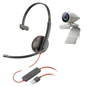 Poly Studio P5 Kit With Blackwire 3210 Headset Bundle