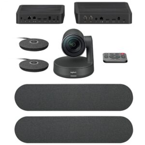 Logitech Logitech Rally Plus (Incl, 2 x speakers, 2 x Mic pod, 1 x Display Hub, 1 x Table Hub, 1 x Camera) w/ Mount accessories
