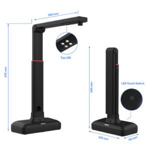 VIISAN S21– USB Document Camera Book Scanner - Image 4