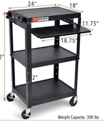 AVLOGIC AVL-WYAVC002 MULTI-PURPOSE AV CART