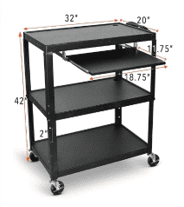 AVLOGIC AVL- WYAVC003 MULTI-PURPOSE AV CART