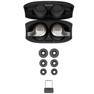 Jabra Evolve 65t MS True Wireless Earbuds With Link 370 USB Adapter - Image 3