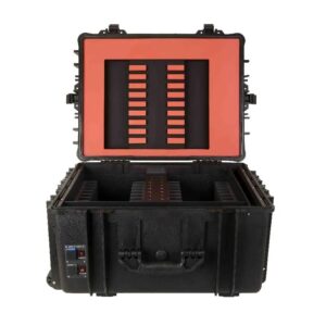 16 USB-C Ports Tablet Charging Trolley with WiFi Sync C9-16W