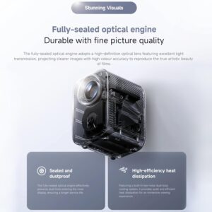 Xiaomi Smart Projector L1 Full HD 1080P Google TV Dolby Audio Auto Focus Home Cinema - Image 3