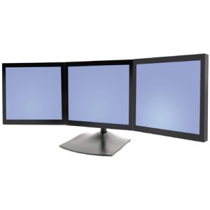 Ergotron DS100 Triple-Monitor Desk Stand | P/N: 33-323-200