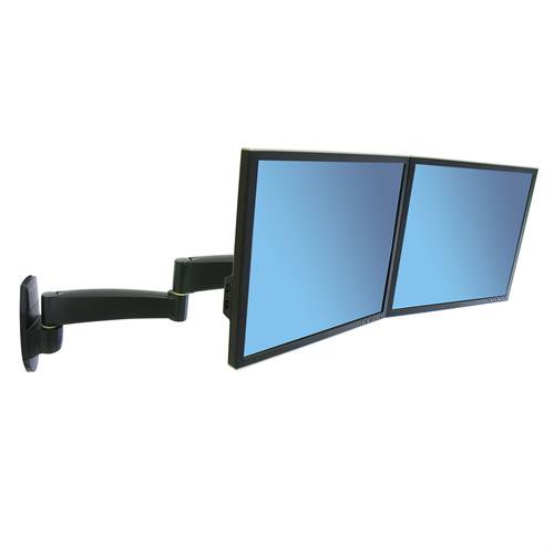 ergotron dual monitor arm