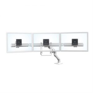 Ergotron HX Triple Monitor Bow Kit | P/N: 98-009-026 (Polished) | P/N: 98-009-216 (White/Silver)