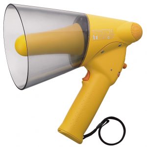 ER-1206W (10W max.) Splash-proof Hand Grip Type Megaphones with Whistle