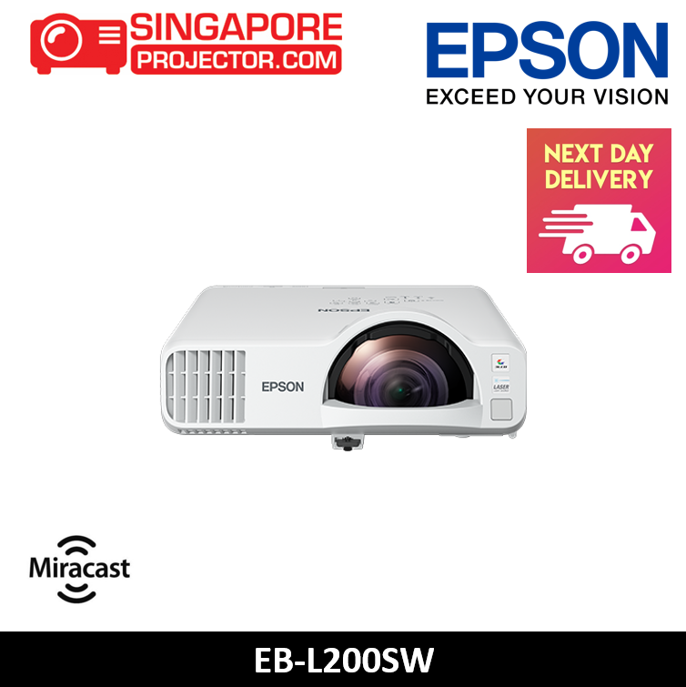 2023即納】 EPSON EB-L200SW ビジネスプロジェクター/ 超短焦点デスクトップモデル/ レーザー光源/ 3800lm/ WXGA  PLUS YU 通販 PayPayモール